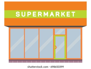 Building of supermarket