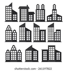 building symbol icon design . vector illustration