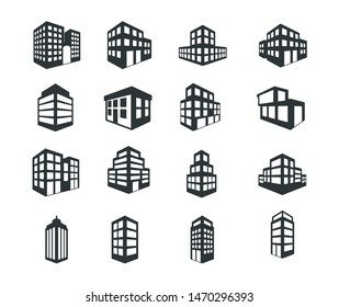 Building Symbol Sign Icon Vector