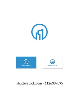 Building Technology Logo Icon Design Vector Symbol Finance
