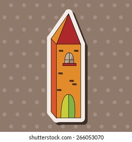 Building theme elements vector,eps