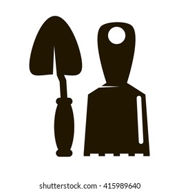 building tool creative outline logo or icon vector illustration