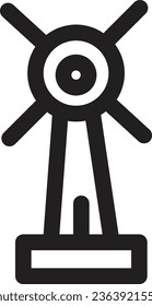 Building Tool Work Outline Icon