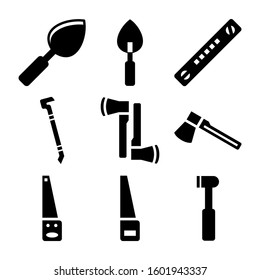 building tools icon isolated sign symbol vector illustration - Collection of high quality black style vector icons
