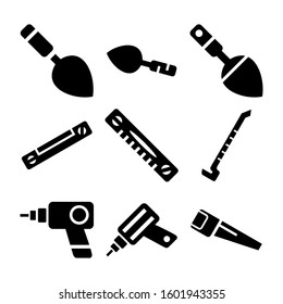 building tools icon isolated sign symbol vector illustration - Collection of high quality black style vector icons
