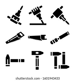 building tools icon isolated sign symbol vector illustration - Collection of high quality black style vector icons
