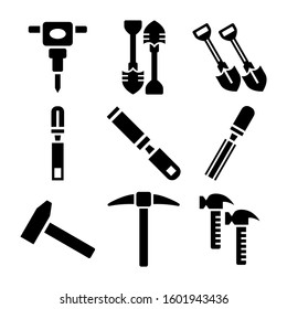 building tools icon isolated sign symbol vector illustration - Collection of high quality black style vector icons
