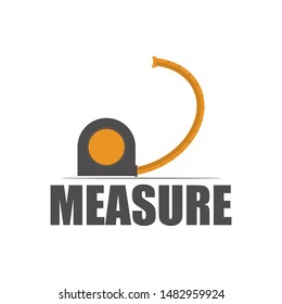building tools logo. measuring tape , measure icons. can be used for signs or symbols in the housing repair tool industry.