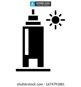 building tower icon or logo isolated sign symbol vector illustration - high quality black style vector icons
