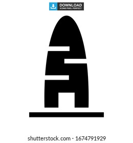 building tower icon or logo isolated sign symbol vector illustration - high quality black style vector icons
