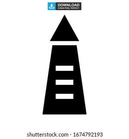 building tower icon or logo isolated sign symbol vector illustration - high quality black style vector icons
