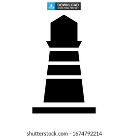 building tower icon or logo isolated sign symbol vector illustration - high quality black style vector icons
