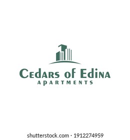 building tower logo eps 10