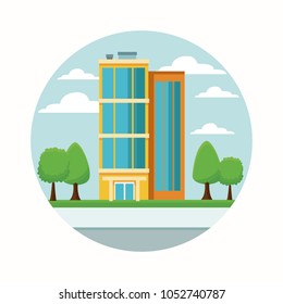 Building in town