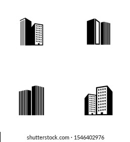 Building town construction logo eps10