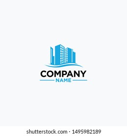 Building Town Construction Logo Vector Image Stock Vector (Royalty Free ...