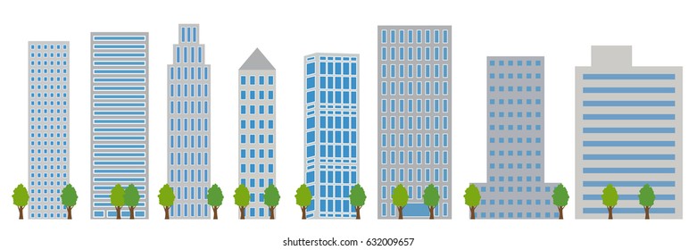 Building tree Building icon