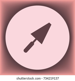 Building trowel vector icon
