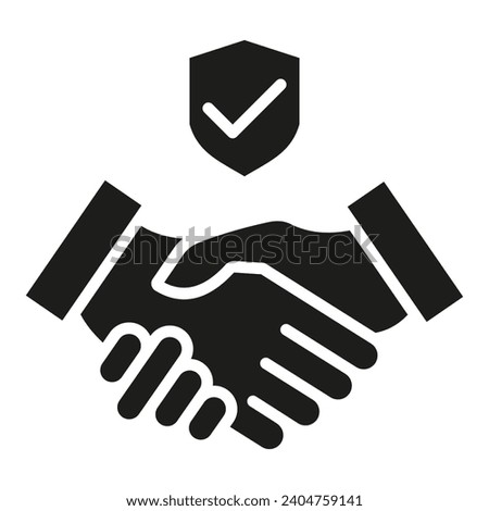 Building Trust icon line vector illustration