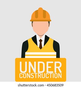 Building under Construction site,Construction infographics,Vector illustration template design
