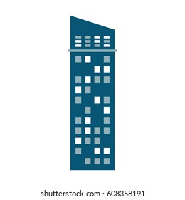 building urban skyscraper