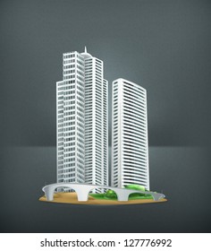 Building, vector