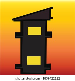 Building vector art illustration design art.