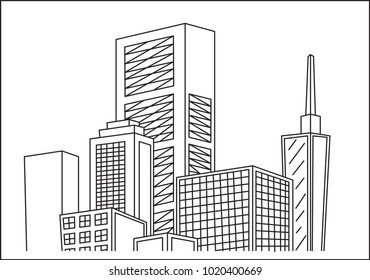 building vector background