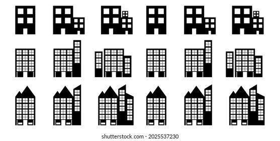 Building Vector, Design icon, Building icon