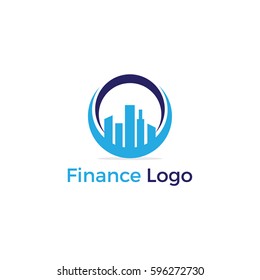 Building vector design, Skyline City logo.