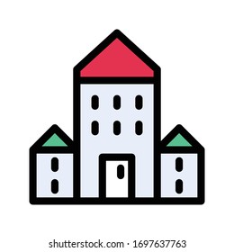 icono de creación de color plano vectorial 