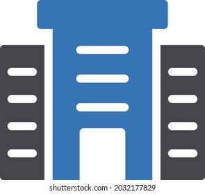 icono de color de glifo vector de construcción