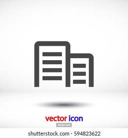 building vector icon 10 EPS