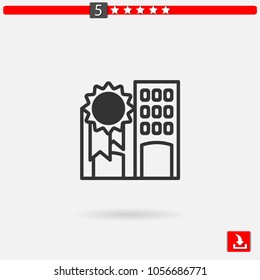 building vector icon