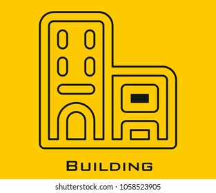 Building vector icon