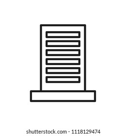 building vector icon
