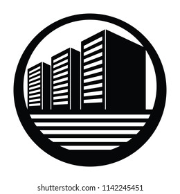 building vector icon