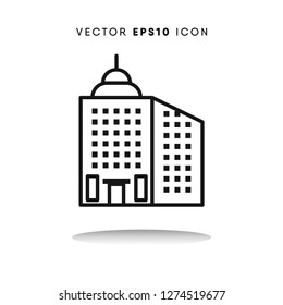 Building vector icon