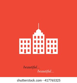 building vector icon