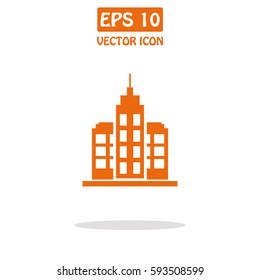 Building Vector Icon.