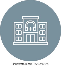 Building vector icon. Can be used for printing, mobile and web applications.