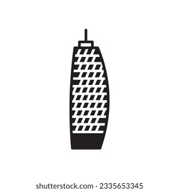 Building vector icon. City building flat sign design. Building home symbol pictogram. UX UI icon