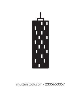 Building vector icon. City building flat sign design. Building home symbol pictogram. UX UI icon