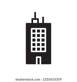 Building vector icon. City building flat sign design. Building home symbol pictogram. UX UI icon