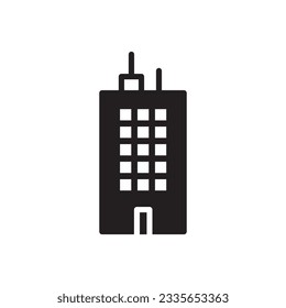 Building vector icon. City building flat sign design. Building home symbol pictogram. UX UI icon