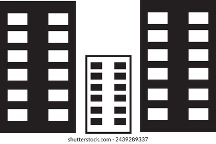 Building Vector Icon Vector eps