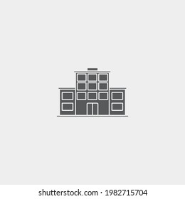 Building vector icon illustration sign
