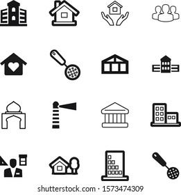 building vector icon set such as: culture, wood, internet, faith, roman, teamwork, islamic, logo, hand, abstract, architectural, nautical, farm, station, architect, agriculture, work, industry