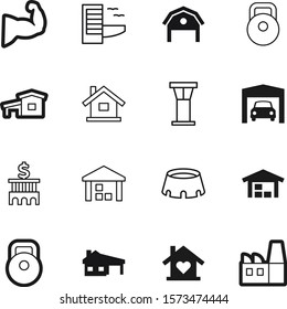 building vector icon set such as: frame, icons, light, shadow, engineering, hand, service, industry, traffic, box, hotel, flag, city, vacation, oil, logo, heart, air, car, structure, nuclear, nature