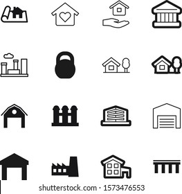 building vector icon set such as: roman, gym, muscle, fitness, button, delivery, town, decoration, exercise, technology, cleaning, bank, industrial, sale, metal, transportation, love, environment